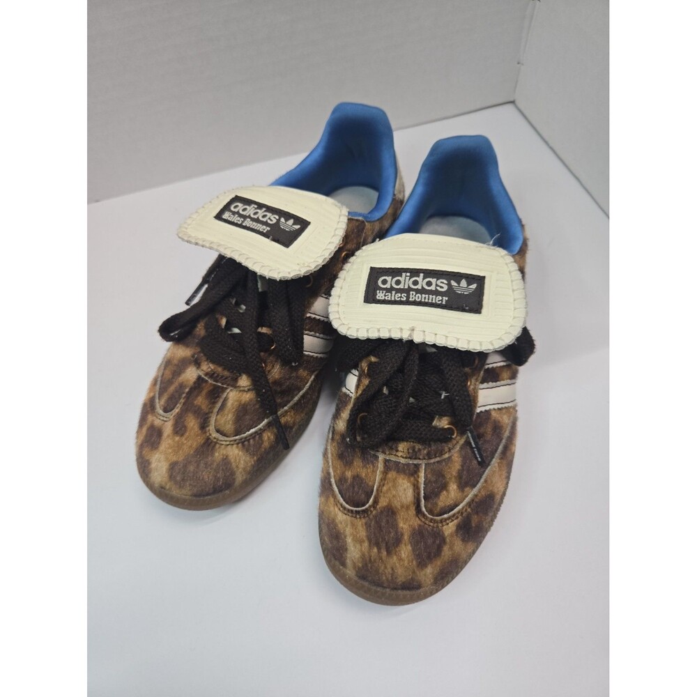 adidas x Wales Bonner Samba Pony Leopard Sneakers size 6.5 US